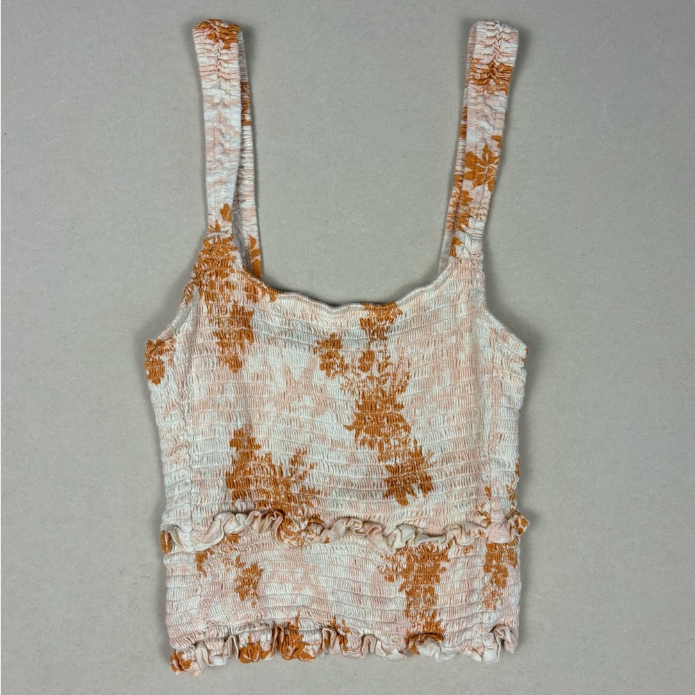 Free People Intimately Shirt Women’s Size S Floral Hannah Printed Cami Viscose